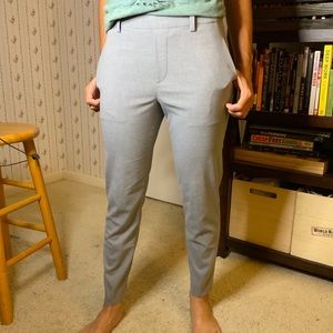 Uniqlo light grey dress pants